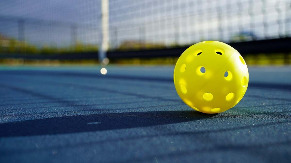 piso da quadra de pickleball