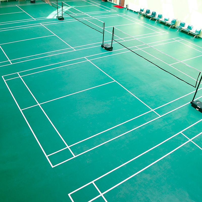 Easy-maintenance athletic flooring