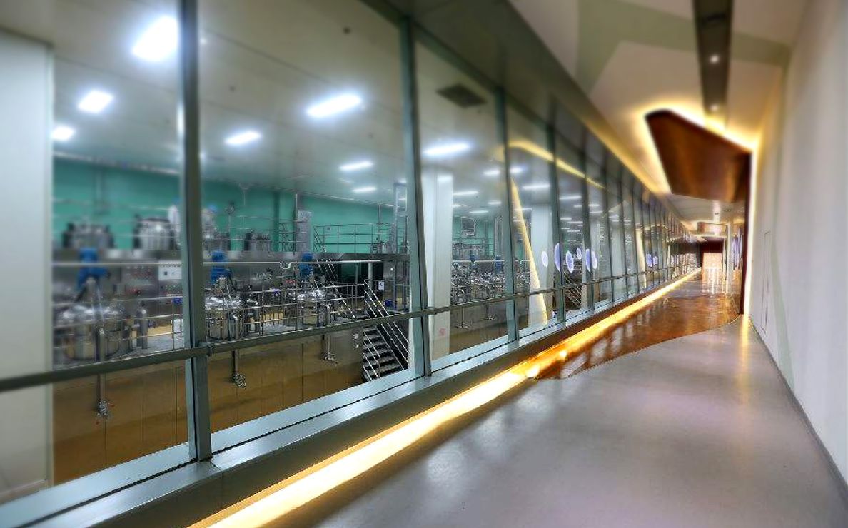 3900 metros quadrados de piso vinílico homogêneo. Julho de 2025. Instalação de produção de alimentos em Jiangsu.